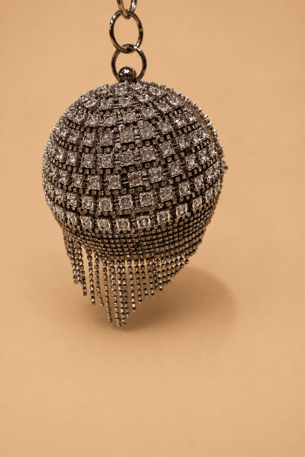 Midnight Mirage Crystal Orb Clutch